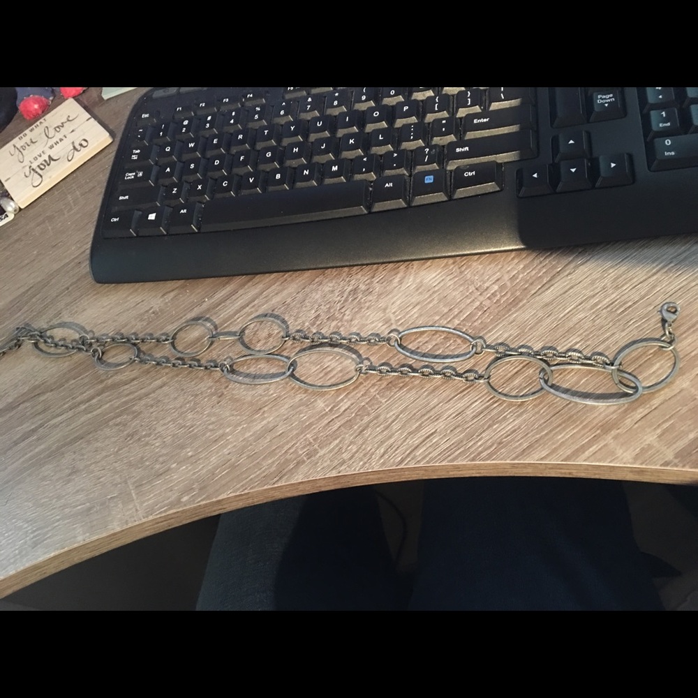 Jewel Kade antique metal necklace